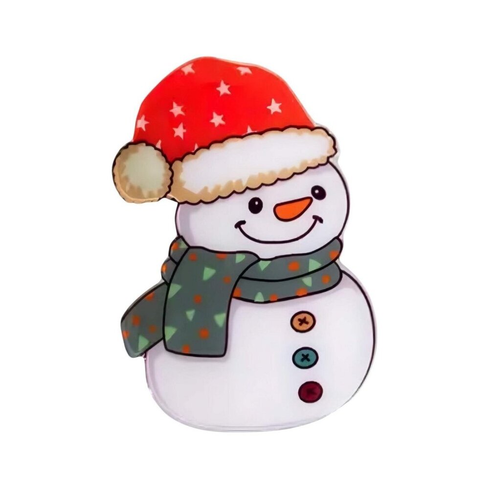 CARTOON SNOWMAN CLAW CLIP